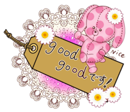 message tag and stuffed toys sticker #5917544