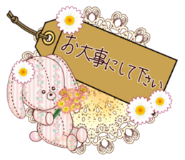 message tag and stuffed toys sticker #5917545