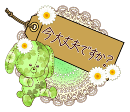 message tag and stuffed toys sticker #5917550