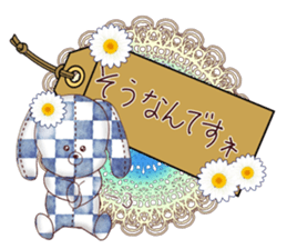 message tag and stuffed toys sticker #5917553