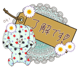 message tag and stuffed toys sticker #5917557