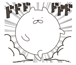 The round is white Animal sticker #5918077