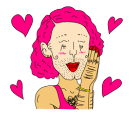 Drag queen Okal sticker #5918732