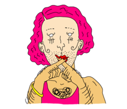 Drag queen Okal sticker #5918734