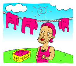 Drag queen Okal sticker #5918744