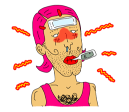 Drag queen Okal sticker #5918753