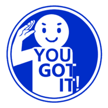 Sign human being - Mr. MAMORU (English) sticker #5918802