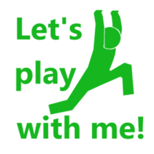 Sign human being - Mr. MAMORU (English) sticker #5918815