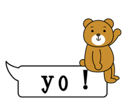 Balloon Bear ! sticker #5919081