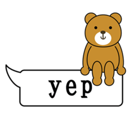 Balloon Bear ! sticker #5919082