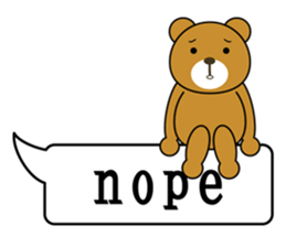 Balloon Bear ! sticker #5919083