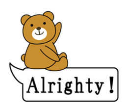 Balloon Bear ! sticker #5919084