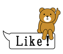 Balloon Bear ! sticker #5919085