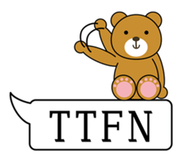 Balloon Bear ! sticker #5919086