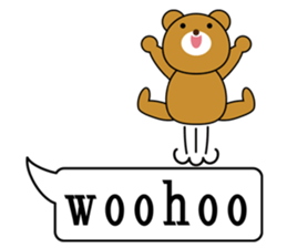 Balloon Bear ! sticker #5919087