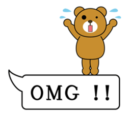 Balloon Bear ! sticker #5919088