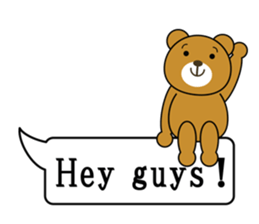 Balloon Bear ! sticker #5919089