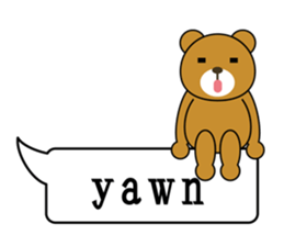 Balloon Bear ! sticker #5919090