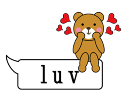 Balloon Bear ! sticker #5919095