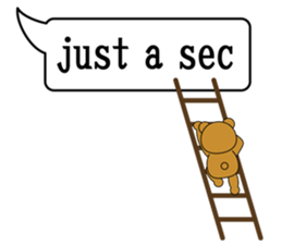 Balloon Bear ! sticker #5919096