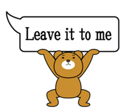 Balloon Bear ! sticker #5919097