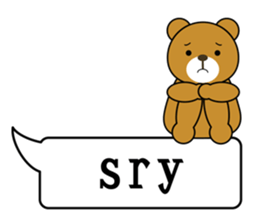 Balloon Bear ! sticker #5919099