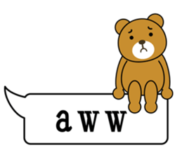 Balloon Bear ! sticker #5919100