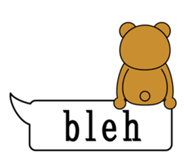 Balloon Bear ! sticker #5919101