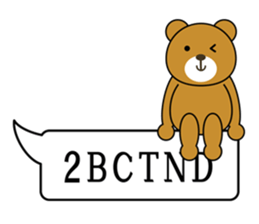 Balloon Bear ! sticker #5919104