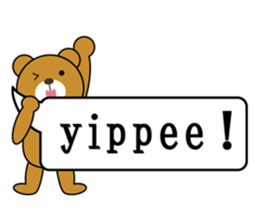 Balloon Bear ! sticker #5919108