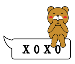 Balloon Bear ! sticker #5919109