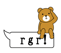 Balloon Bear ! sticker #5919110