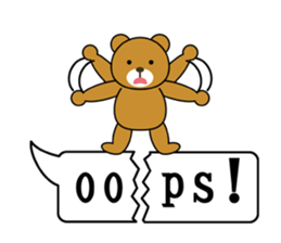 Balloon Bear ! sticker #5919111