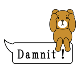 Balloon Bear ! sticker #5919112