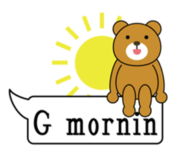 Balloon Bear ! sticker #5919118