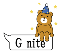 Balloon Bear ! sticker #5919119