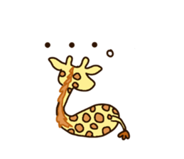 Life of cute giraffe.6th. sticker #5919266