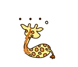 Life of cute giraffe.6th. sticker #5919266