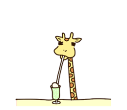Life of cute giraffe.6th. sticker #5919270