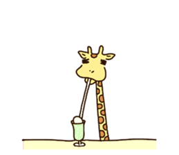 Life of cute giraffe.6th. sticker #5919270