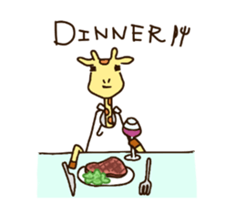 Life of cute giraffe.6th. sticker #5919271