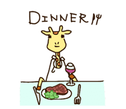 Life of cute giraffe.6th. sticker #5919271