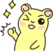 Adventure of hamster MILKSHAKE sticker #5919323