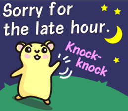 Adventure of hamster MILKSHAKE sticker #5919353