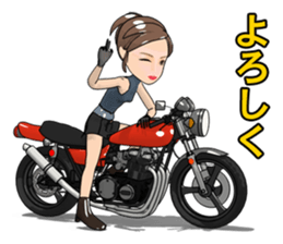 Nostalgic bike life sticker #5919760