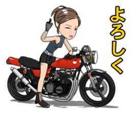 Nostalgic bike life sticker #5919760