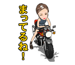 Nostalgic bike life sticker #5919761