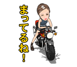 Nostalgic bike life sticker #5919761