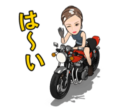 Nostalgic bike life sticker #5919762