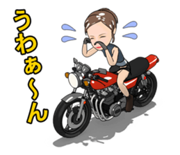 Nostalgic bike life sticker #5919763